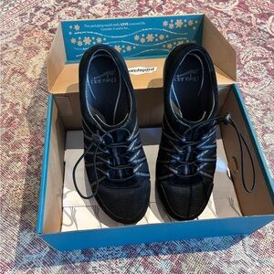 Dansko Black Athletic Lace-Up Shoes
